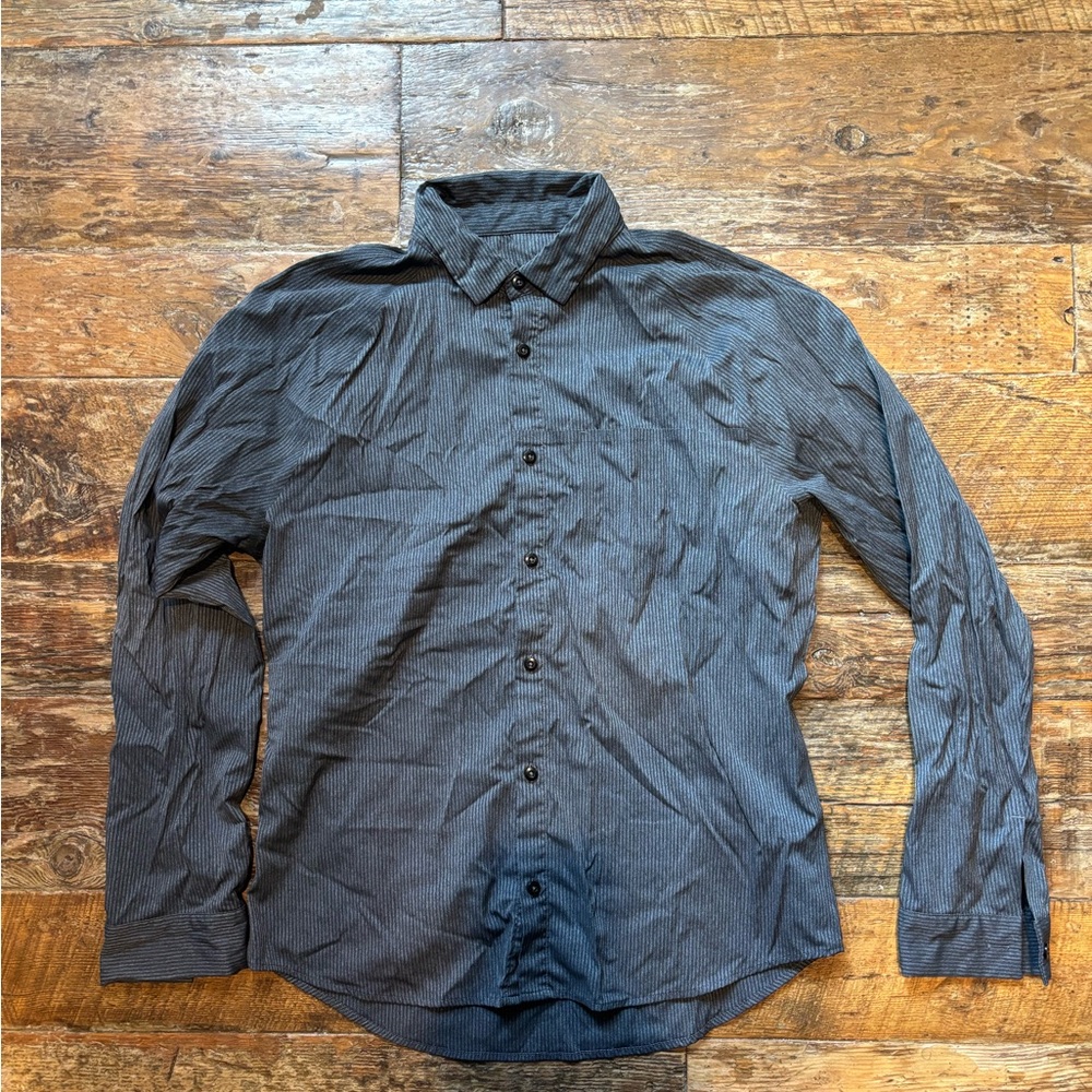 Men's lululemon Black Striped Shirt m